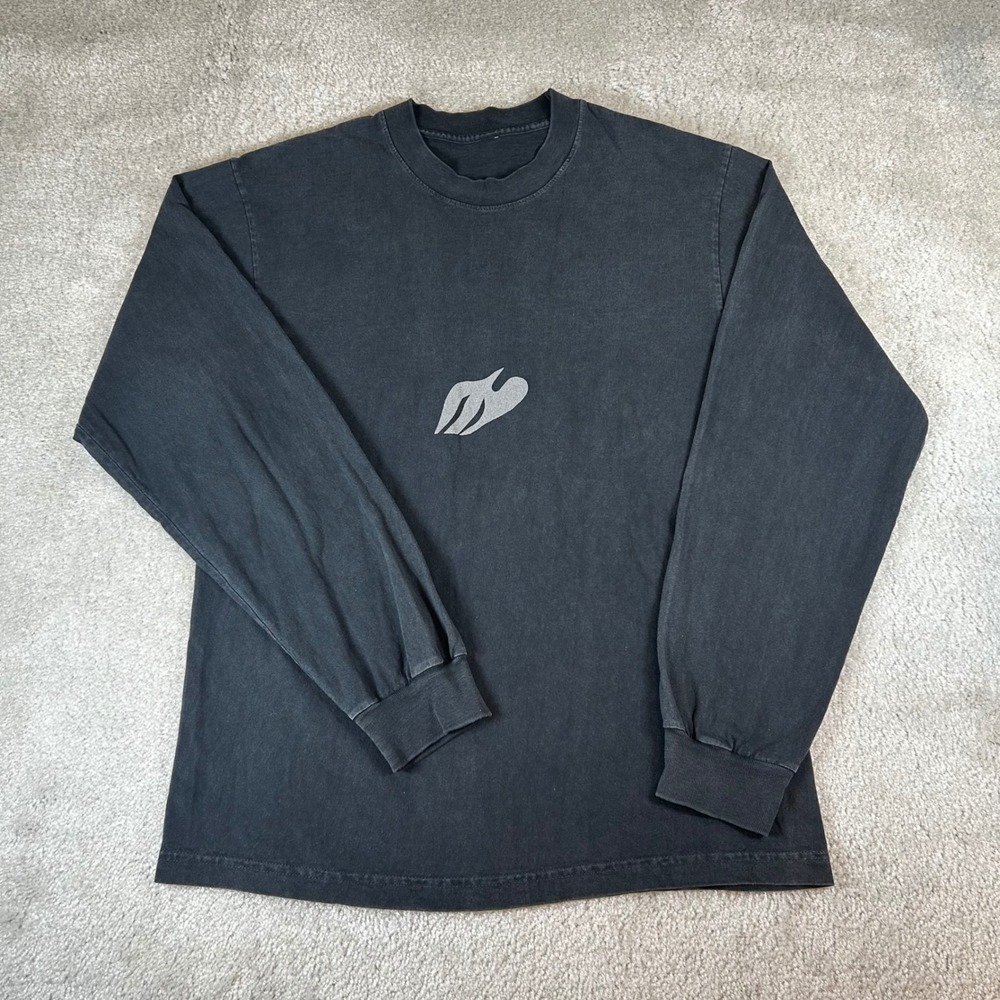 Yeezy Long Sleeve T-Shirt Mens M Black Donda Slam‎ Vision Magazine Era Graphic